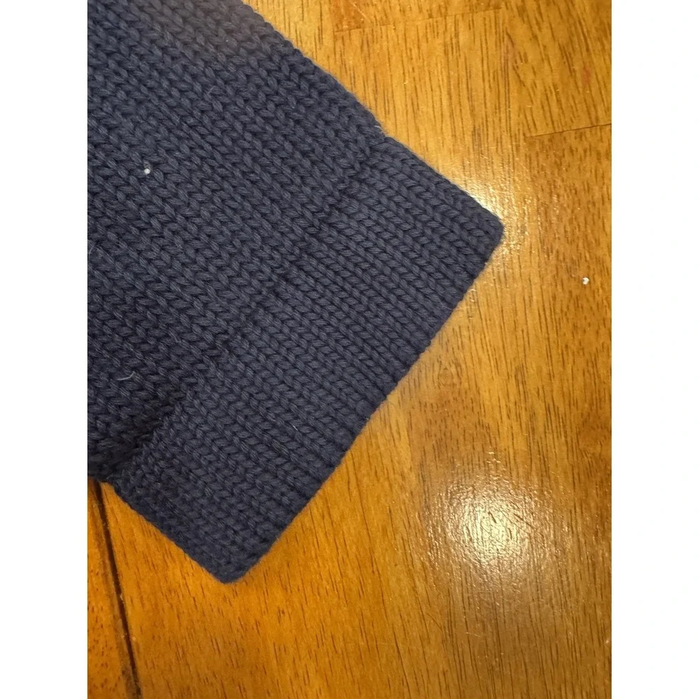 Panerai Roll Neck Sweater Blue Knit 100% Cotton Men's